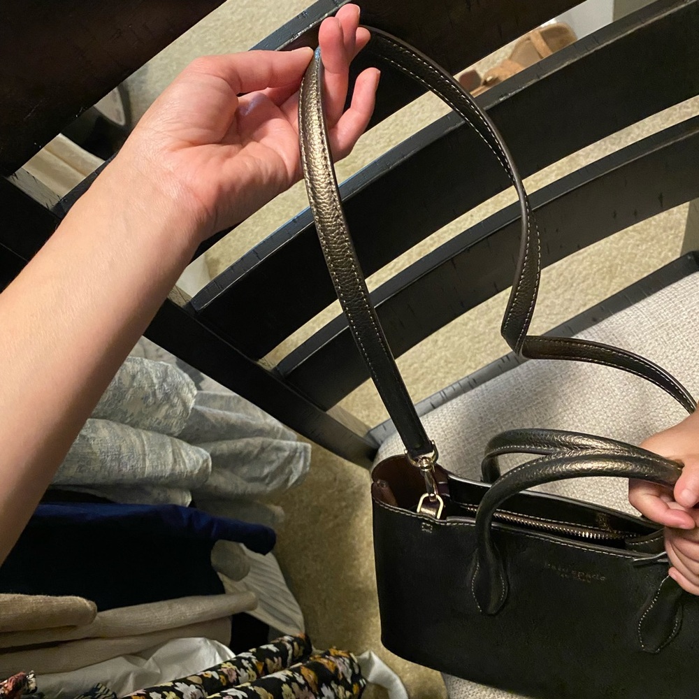 Kate Spade purse with crossbody strap, great condition. Bronze color. - Picture 2 of 2